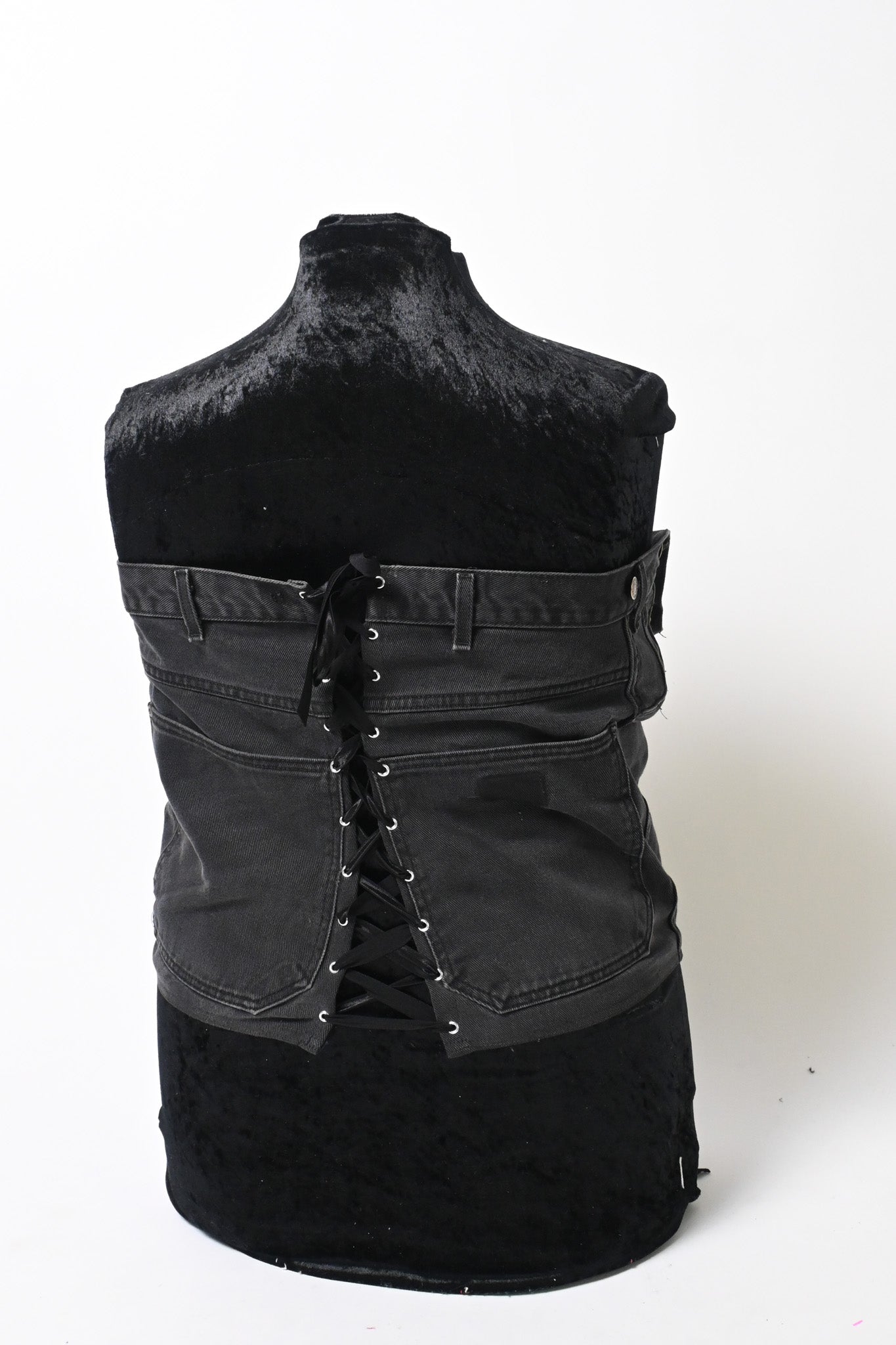 Strapless Denim top