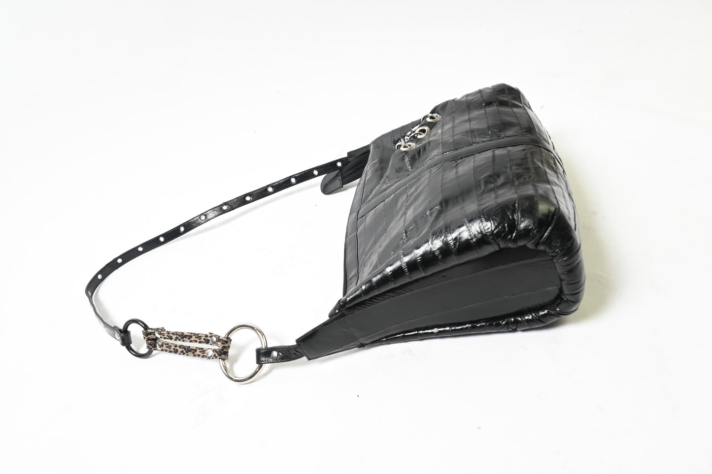 Eel skin bag