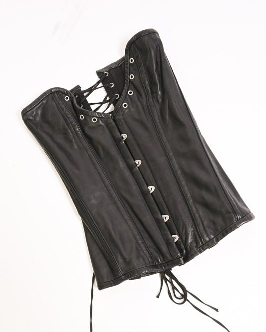 JUDAS' Leather Corset