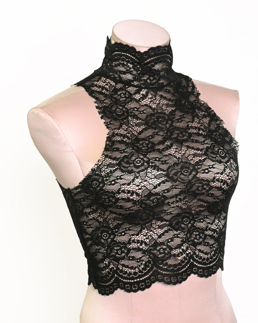 IONA'S Lace Mock neck tank top (multiple sizes available)