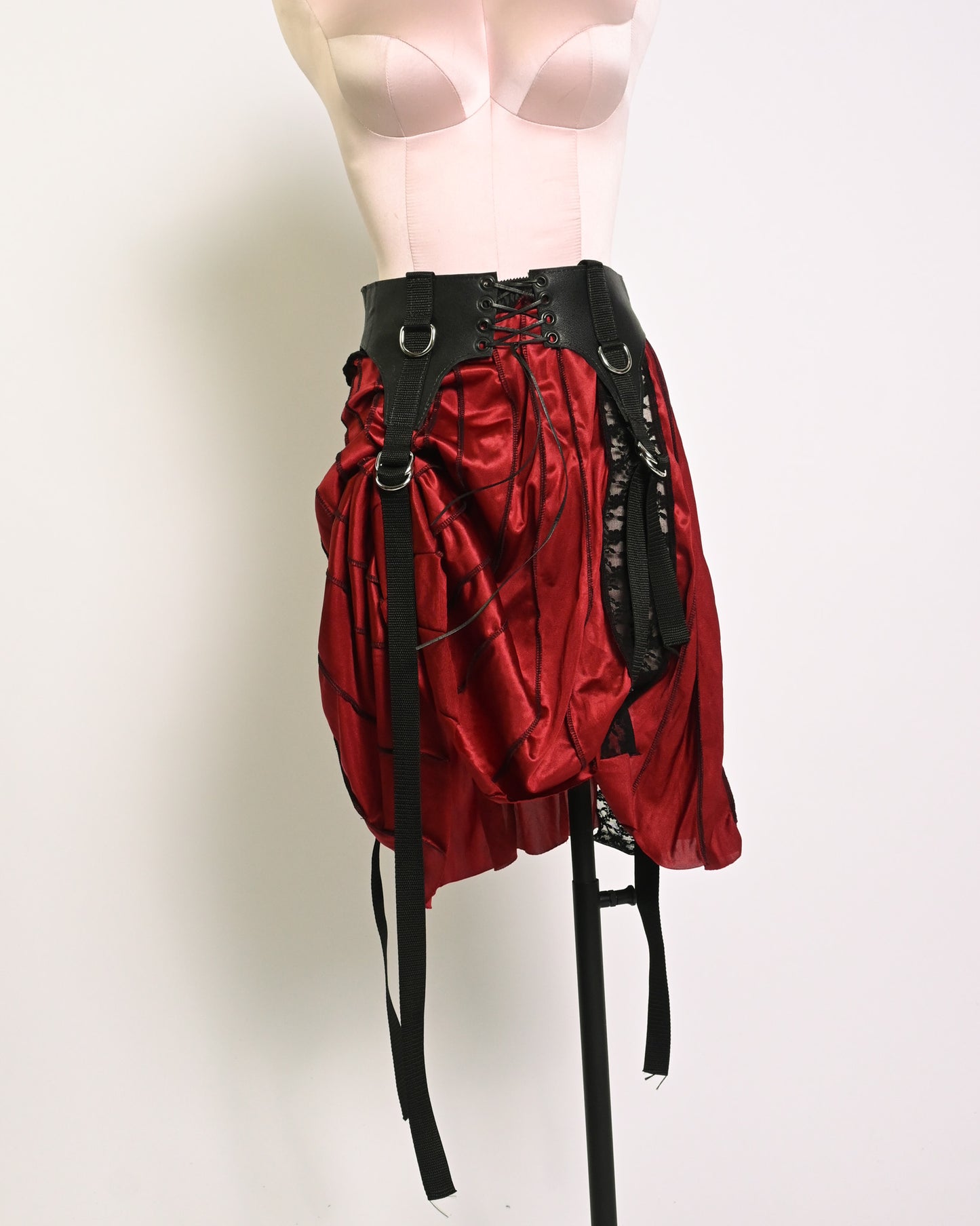 DANTE'S red slip skirt
