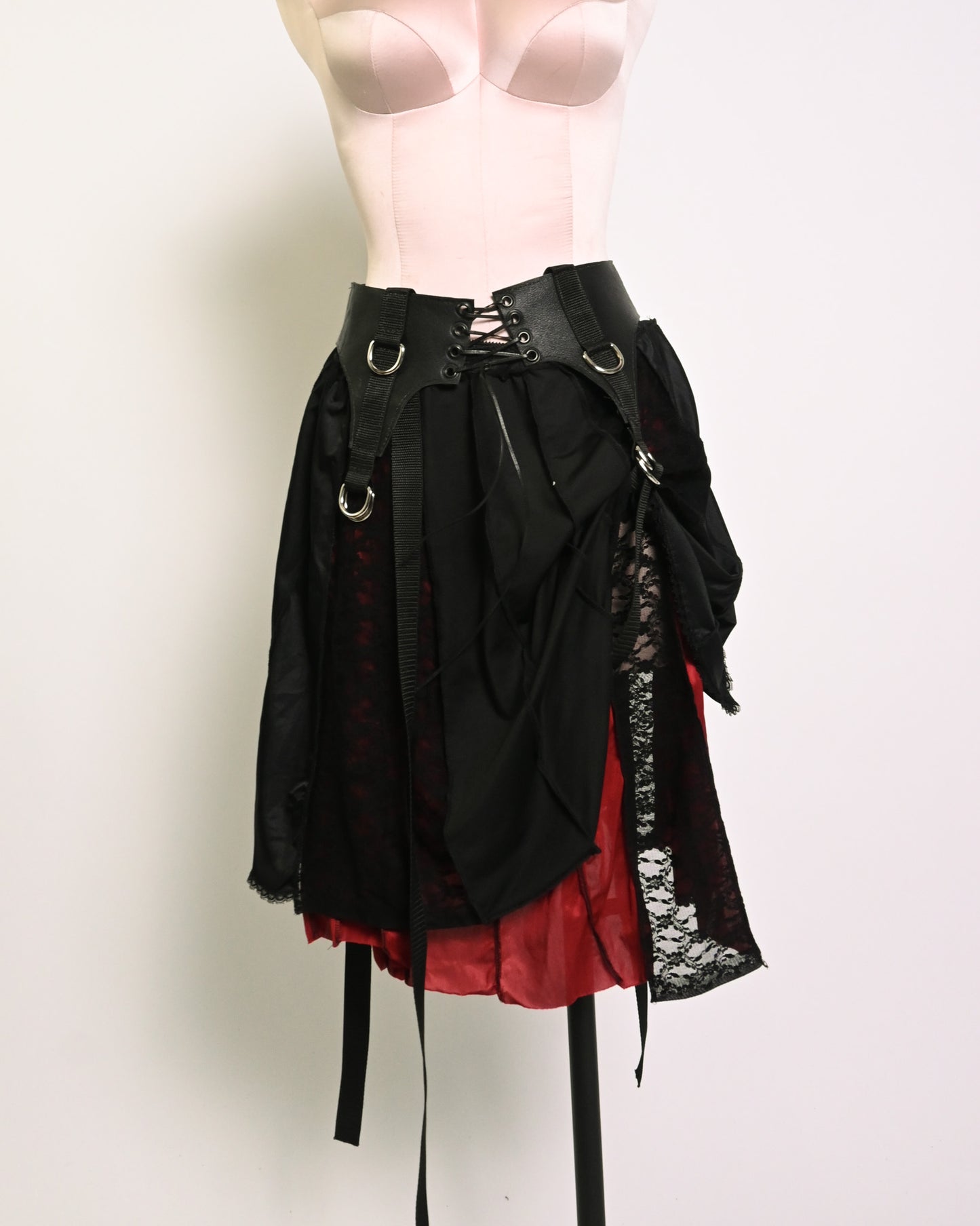DANTE'S red slip skirt
