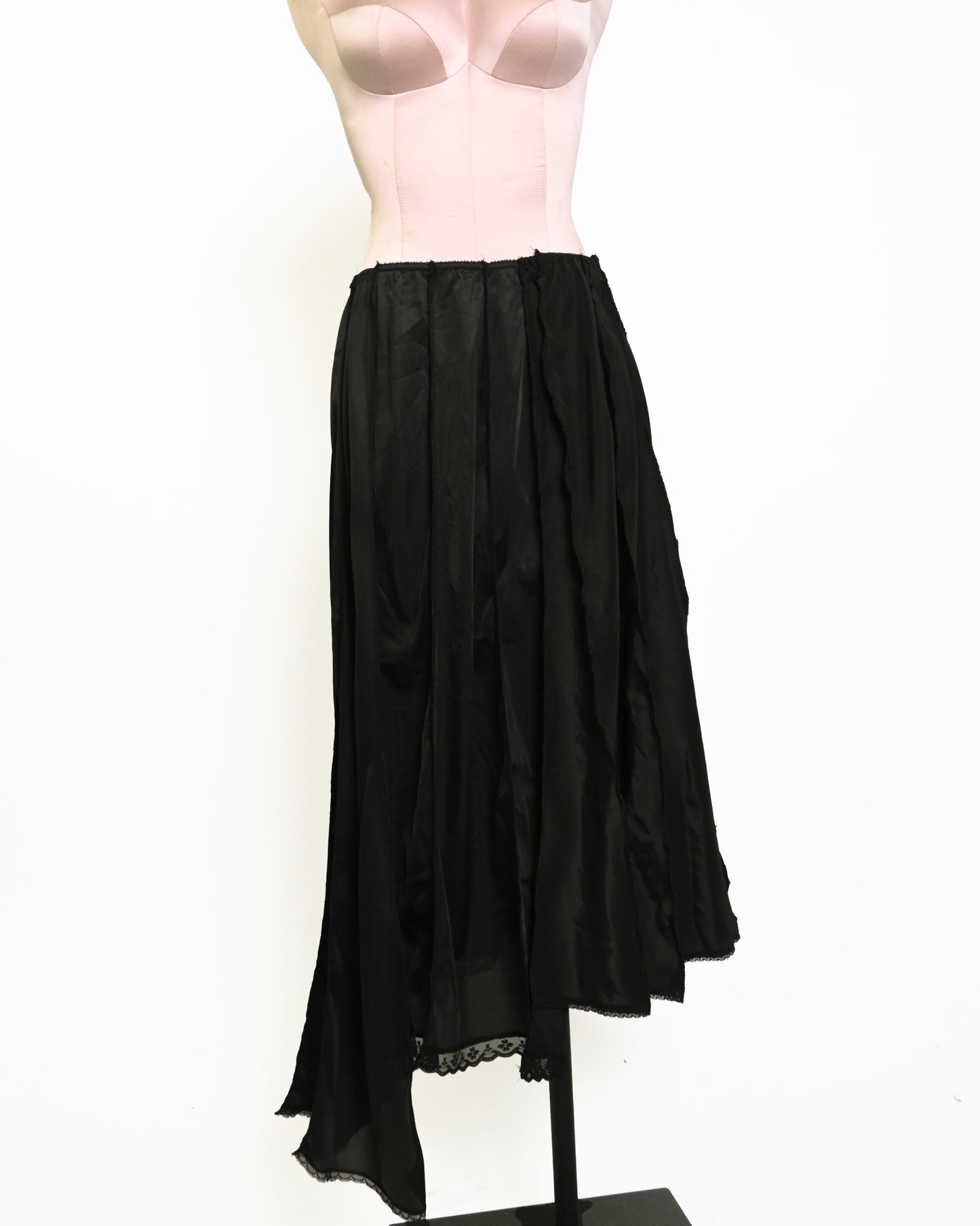 LAUREN'S Long black slip skirt