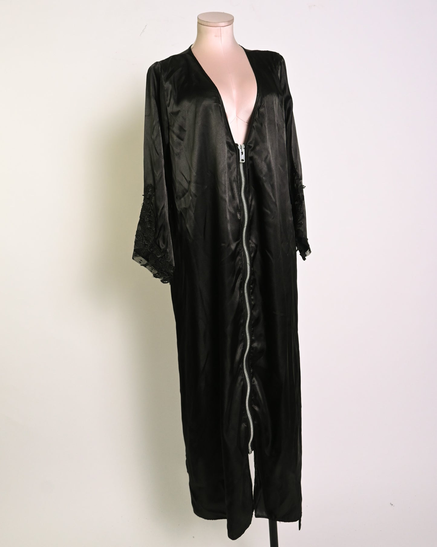 Satin Zip robe