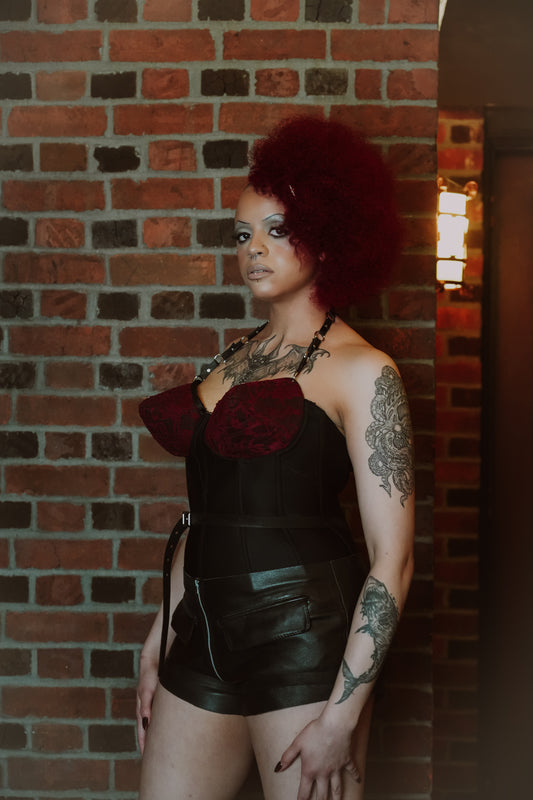 DANTE'S Leather shorts