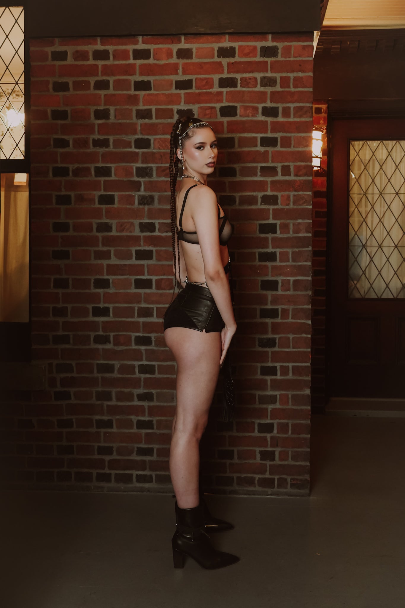 LAUREN'S Utility booty shorts