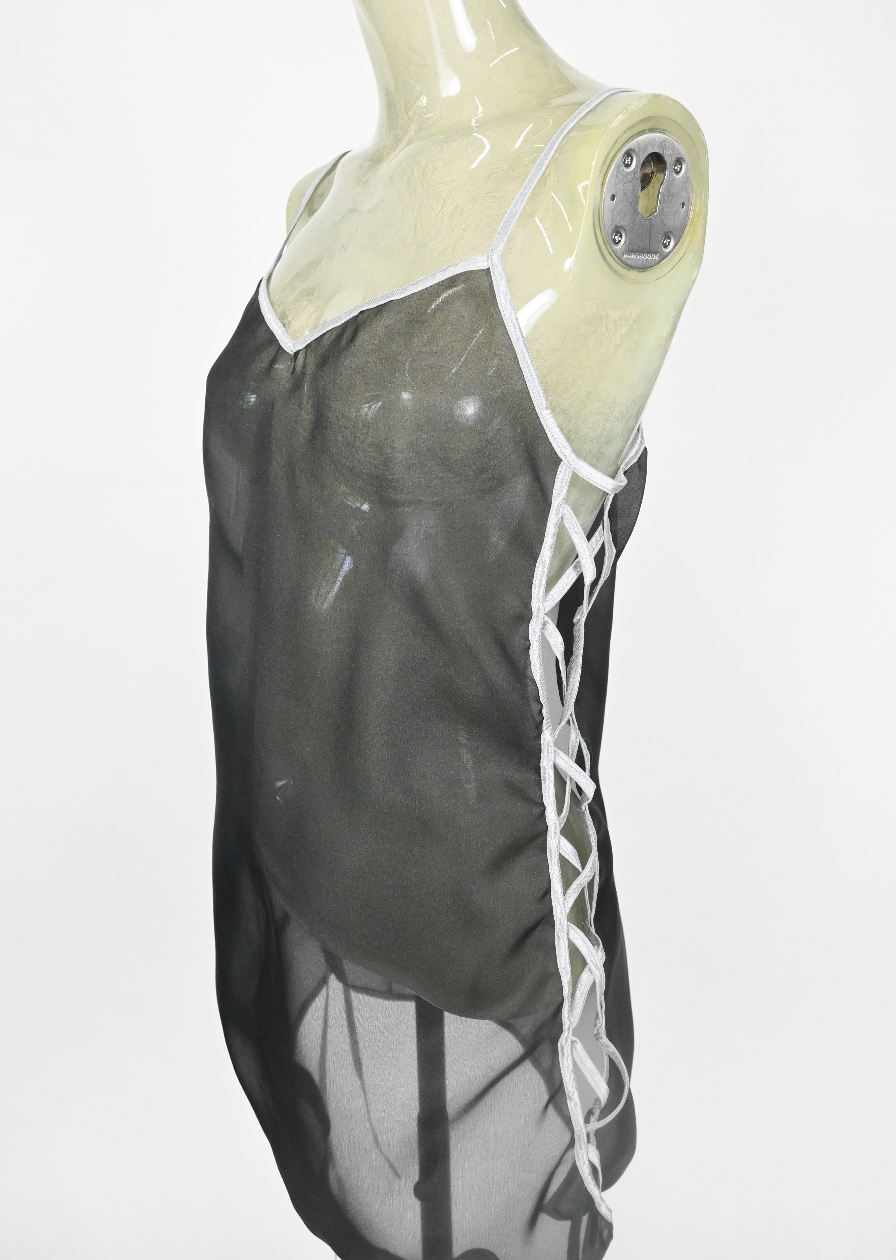 VANILLAAIDAY'S Sheer black XX dress