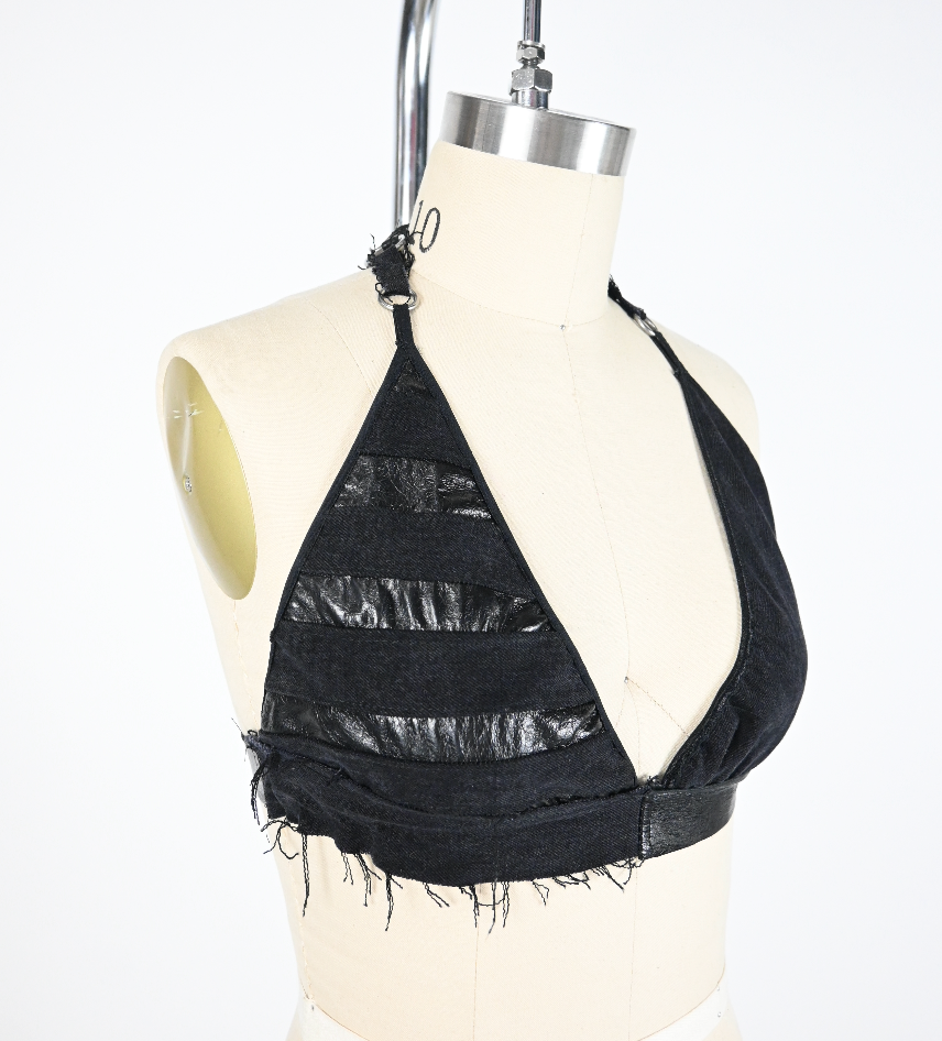 SAMPLE Denim Bikini Top S/M