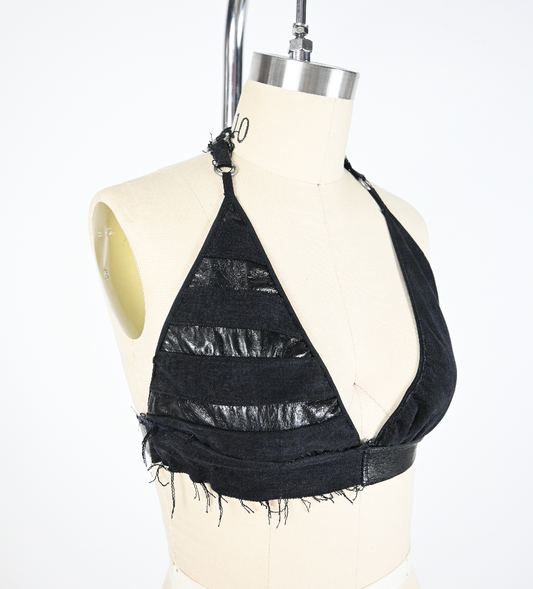 SAMPLE Denim Bikini Top S/M