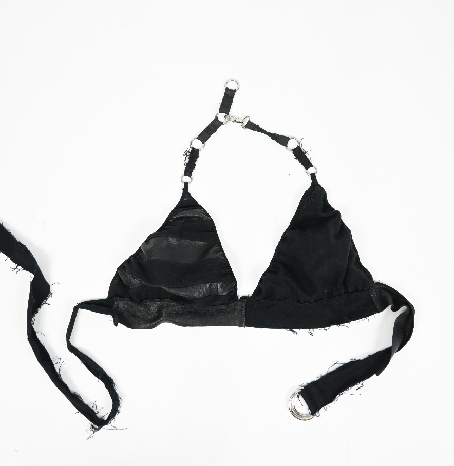 SAMPLE Denim Bikini Top (L/XL)