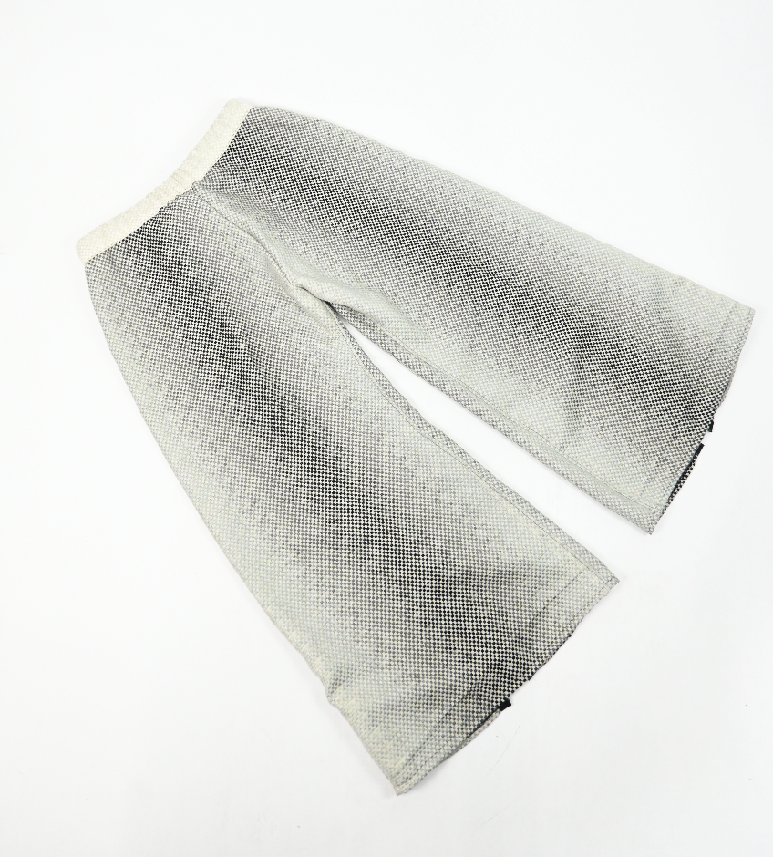 GAT'S Black / grey Check wide leg pants (M-XL)
