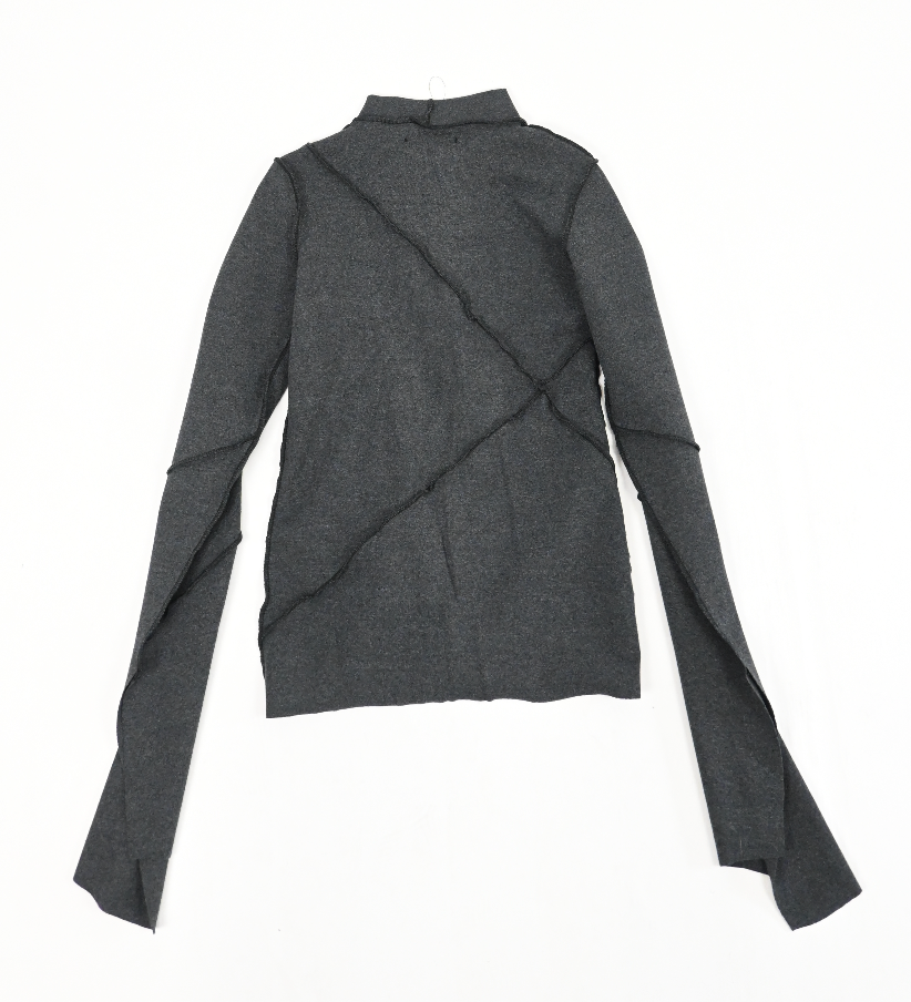 Long sleeve grey rib shirt (multiple sizes)