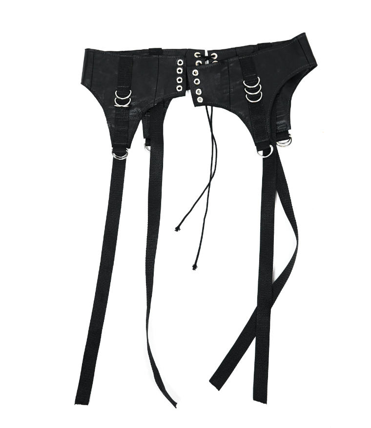Leather and Denim Garter Belt Accessories (multiple sizes)