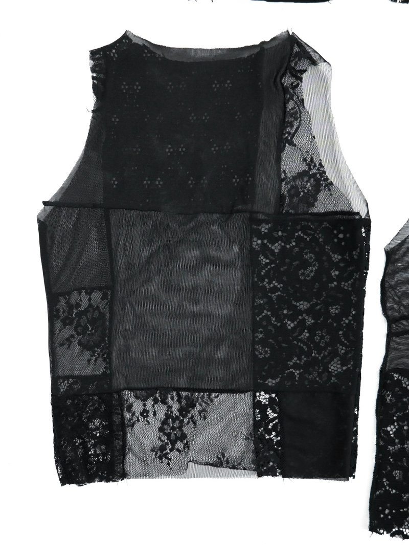 Sheer Lace Tank top (bleach proof) multiple sizes
