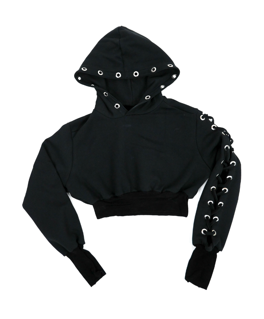 JACKIE'S Fleece Lace-Up Arm hoodie (multiple sizes)