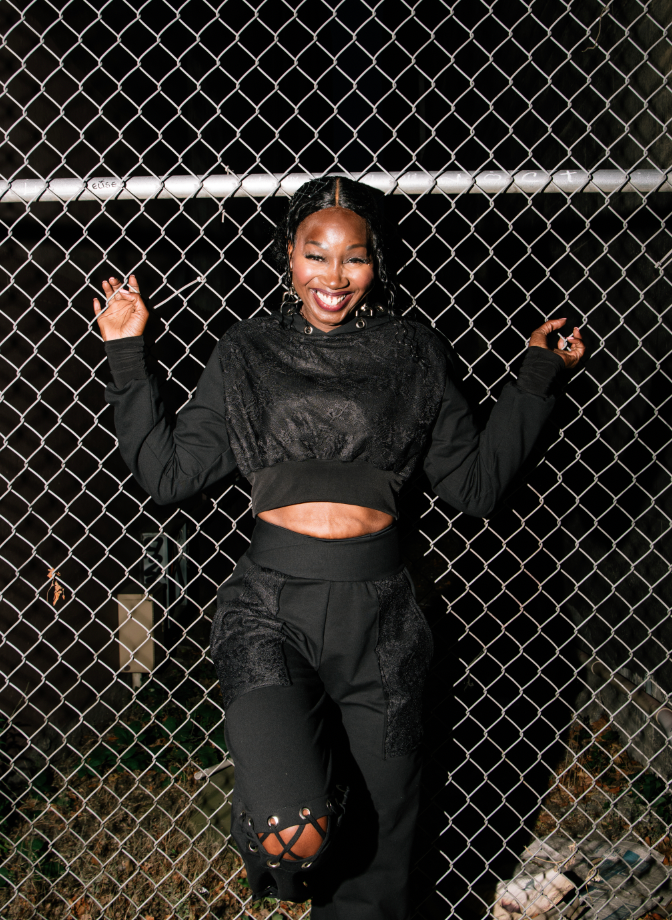 CHRISTINA'S Lace Pocket Wide Leg Pants (multiple sizes available)