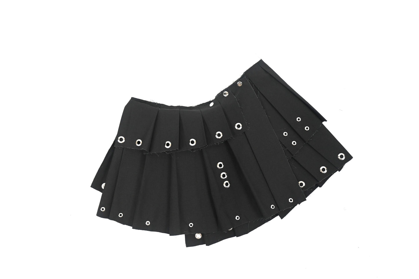 Pleated Black layering skirt XS/S