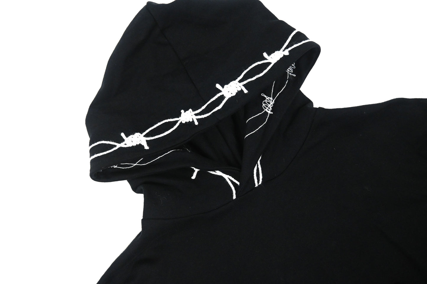 Barbed wire Chainstitch hoodie