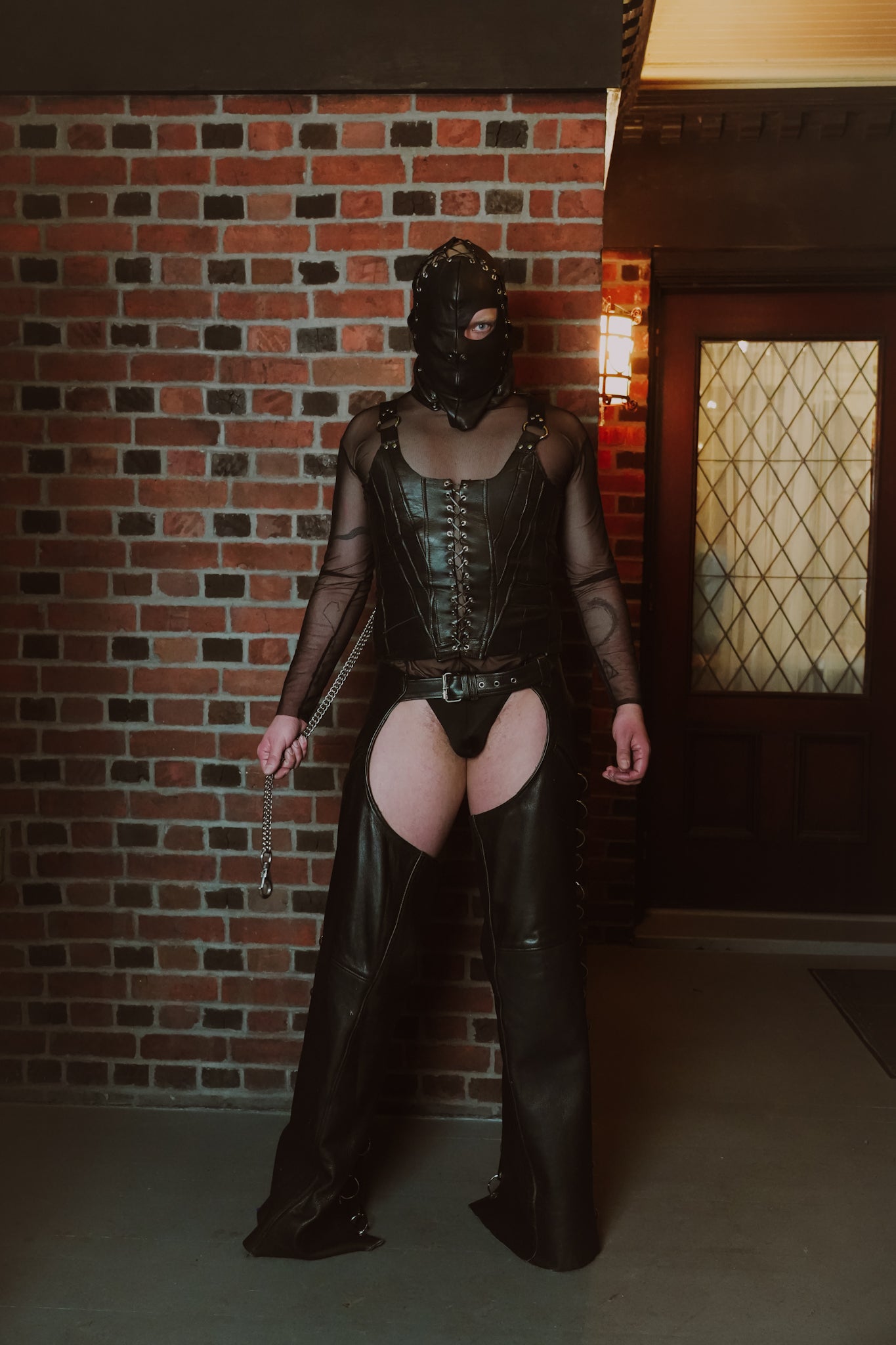 CHRIS' Leather Corset