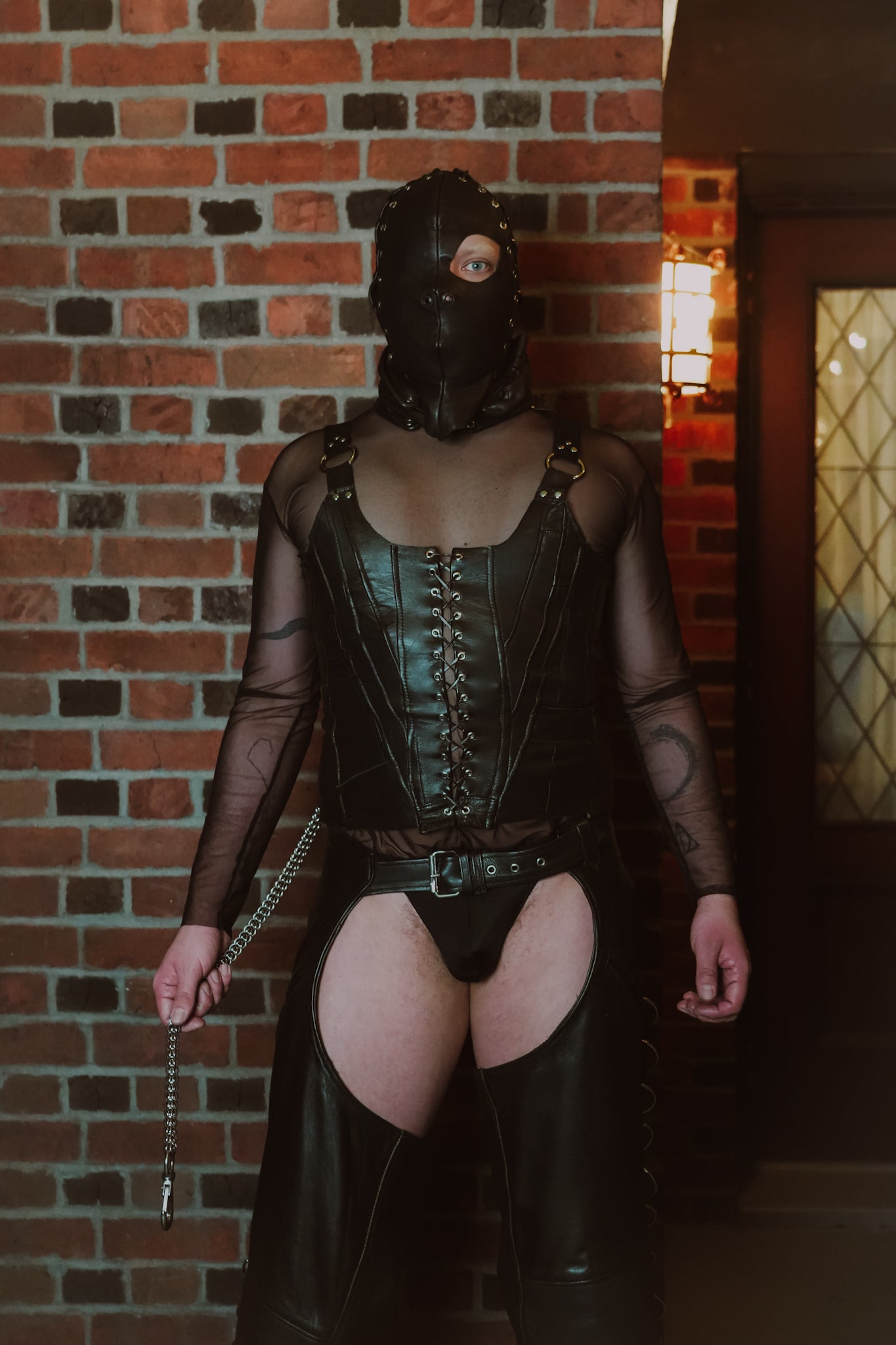 CHRIS' Leather Corset
