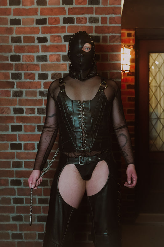 CHRIS' Leather Corset