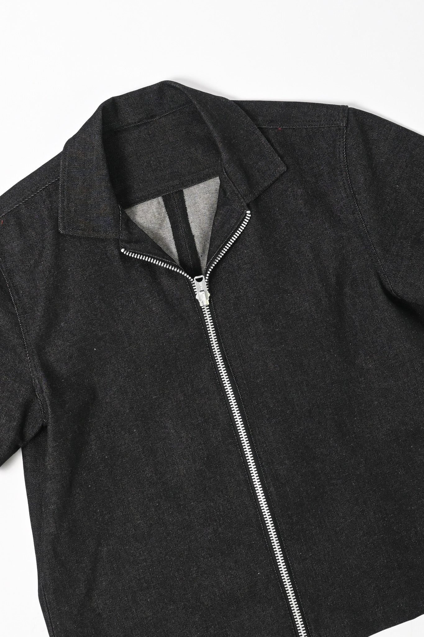 Raw denim boxy camp shirt (multiple sizes)