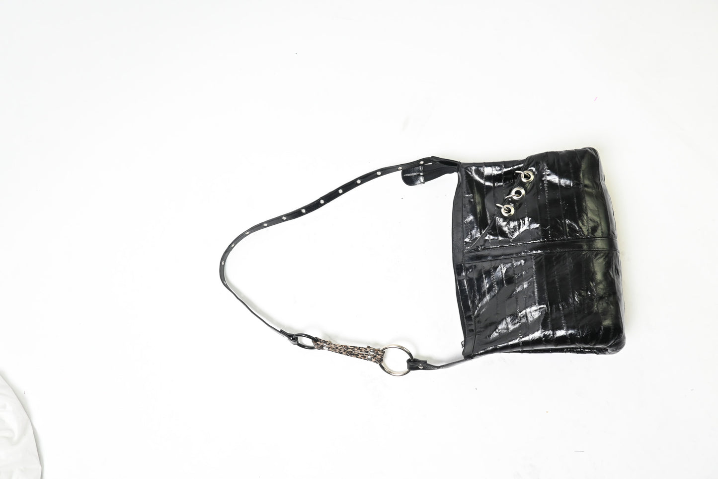 Eel skin bag