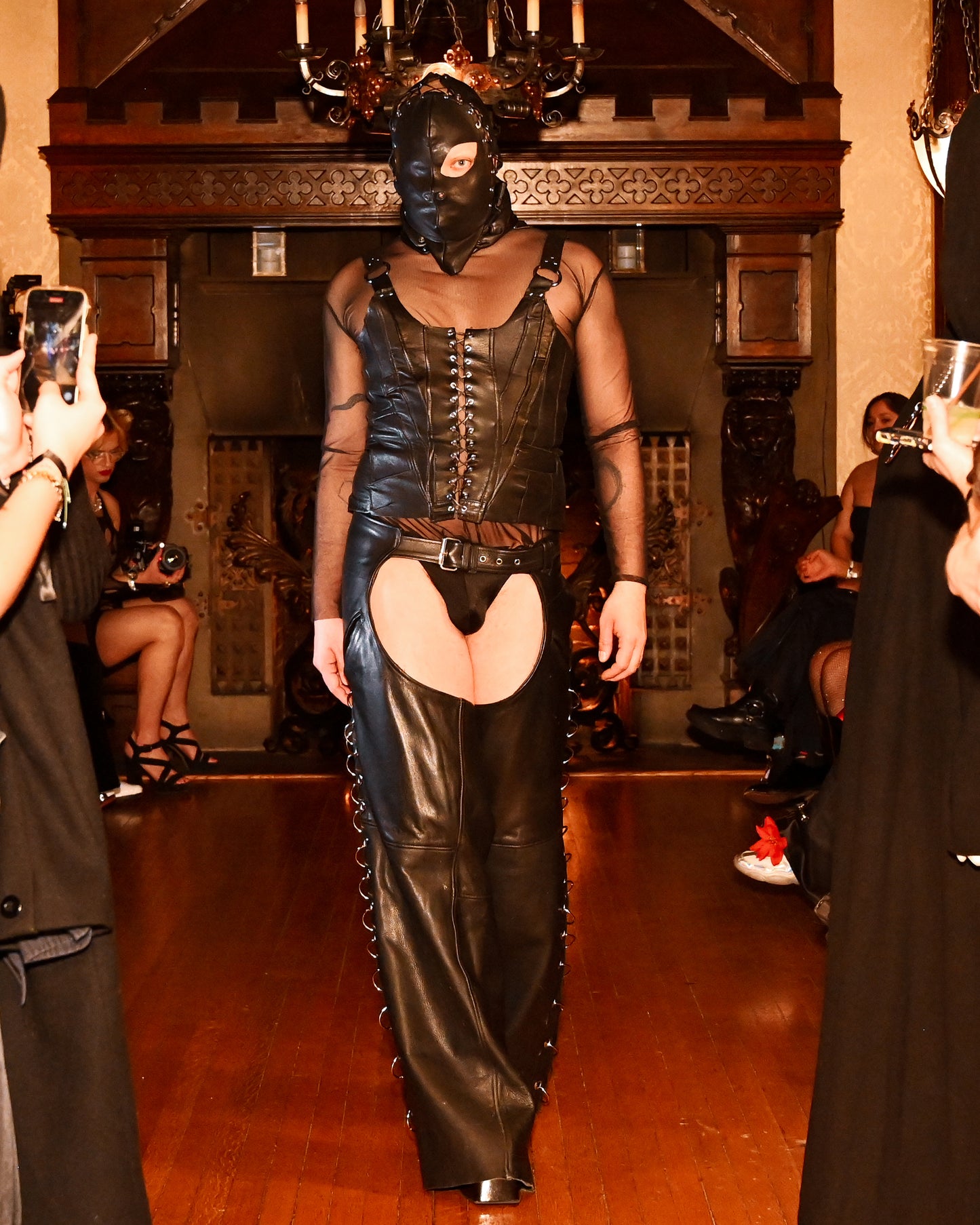 CHRIS' Leather Corset