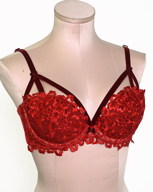 ZHAARA's Red bra