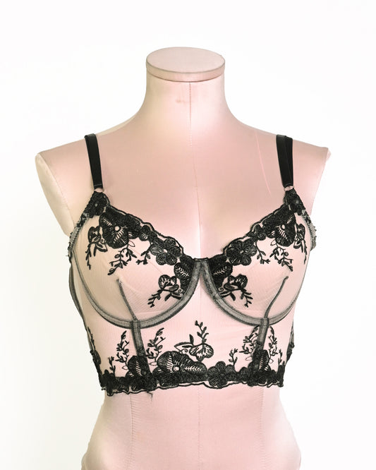 Black lingerie top (C cup)
