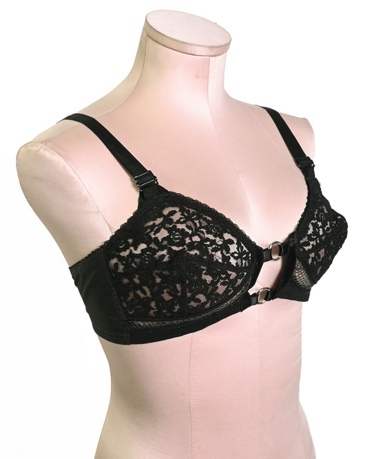 Black vintage bra (30-32A)