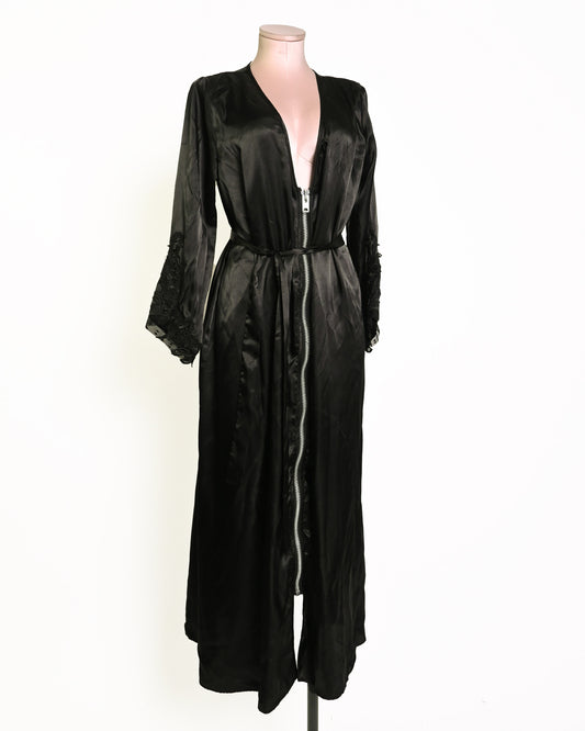 Satin Zip robe