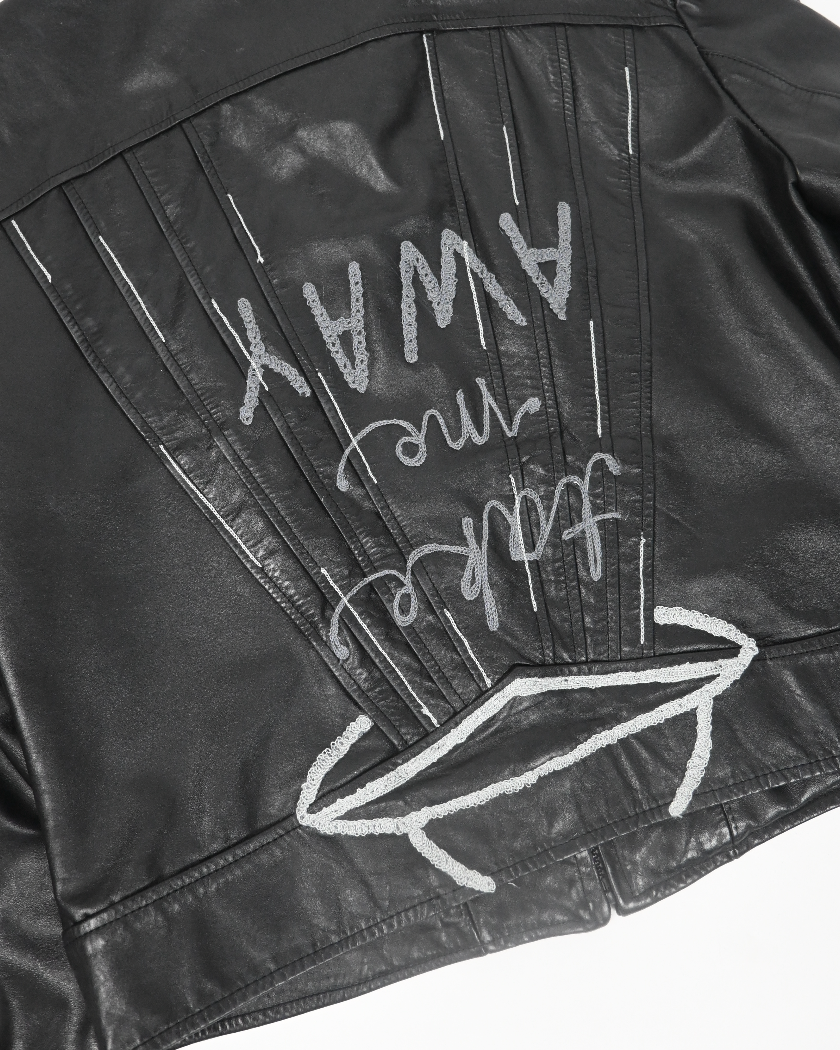 ZEREK'S Take me away leather jacket