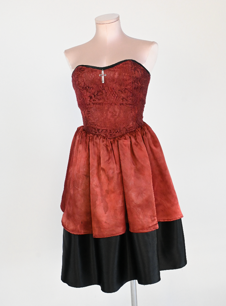 Vintage silk cupcake dress
