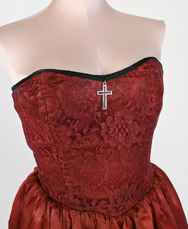 Vintage silk cupcake dress