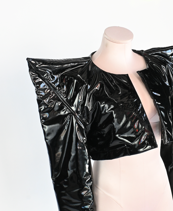 VINYL POINT SHOULDER JACKET