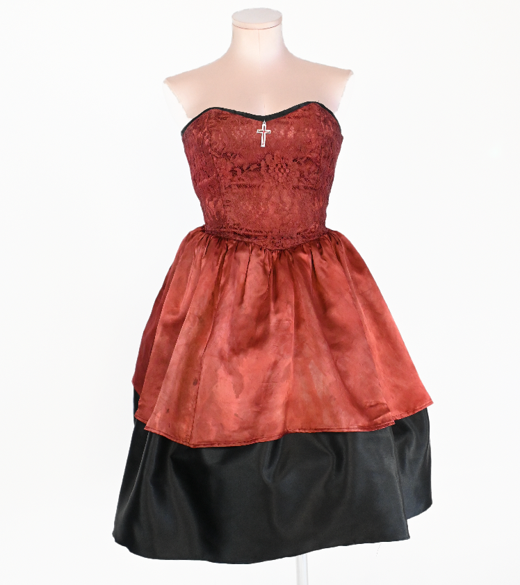 Vintage silk cupcake dress