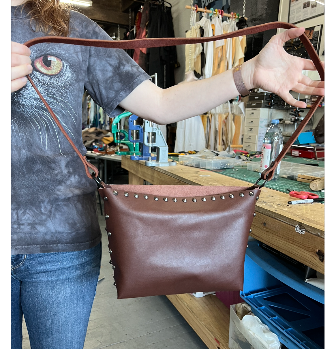 Leather Class BAG MAKING (November 29th 11-1pm)