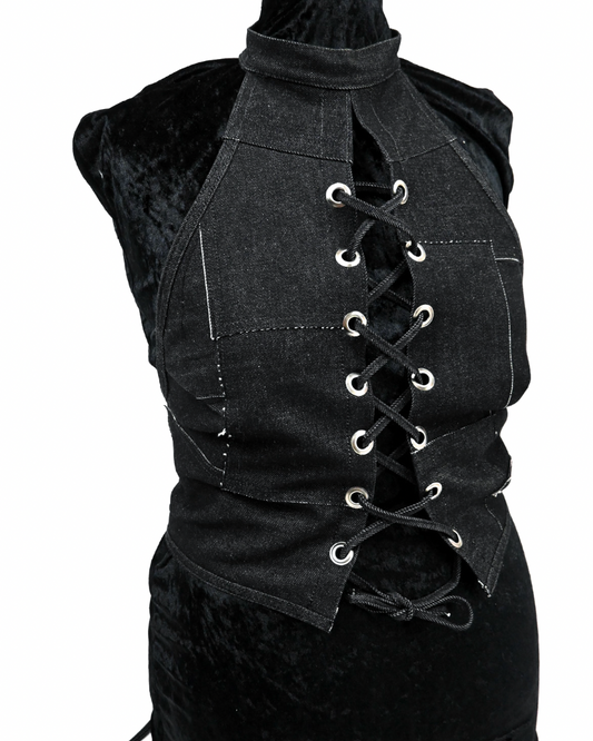 MARI and ESTELLE'S Lace-Up Halter (multiple sizes available)