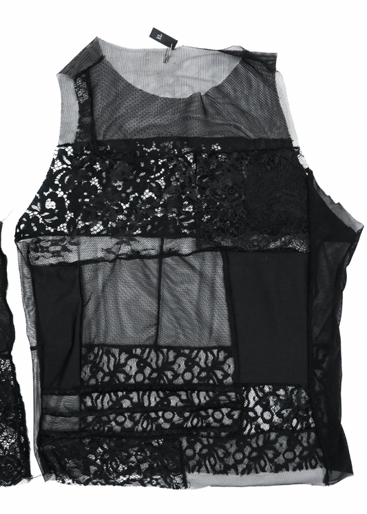 Sheer Lace Tank top (bleach proof) multiple sizes