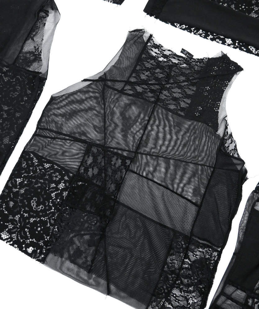 Sheer Lace Tank top (bleach proof) multiple sizes