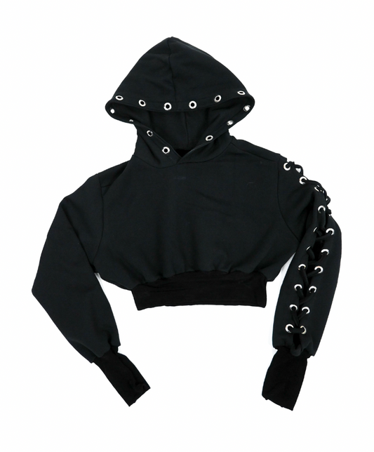 JACKIE'S Fleece Lace-Up Arm hoodie (multiple sizes)