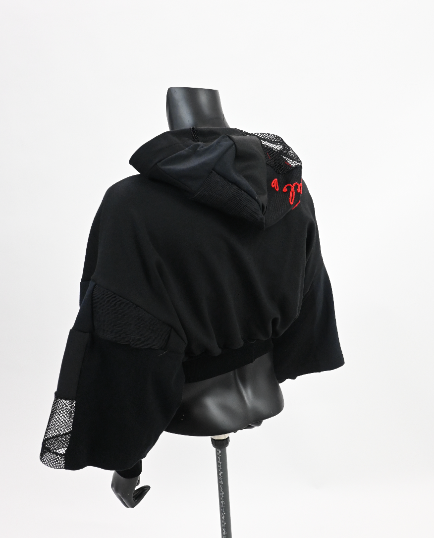 7:20:ME TO YOU chain-stitched red ARCHIVE hoodie