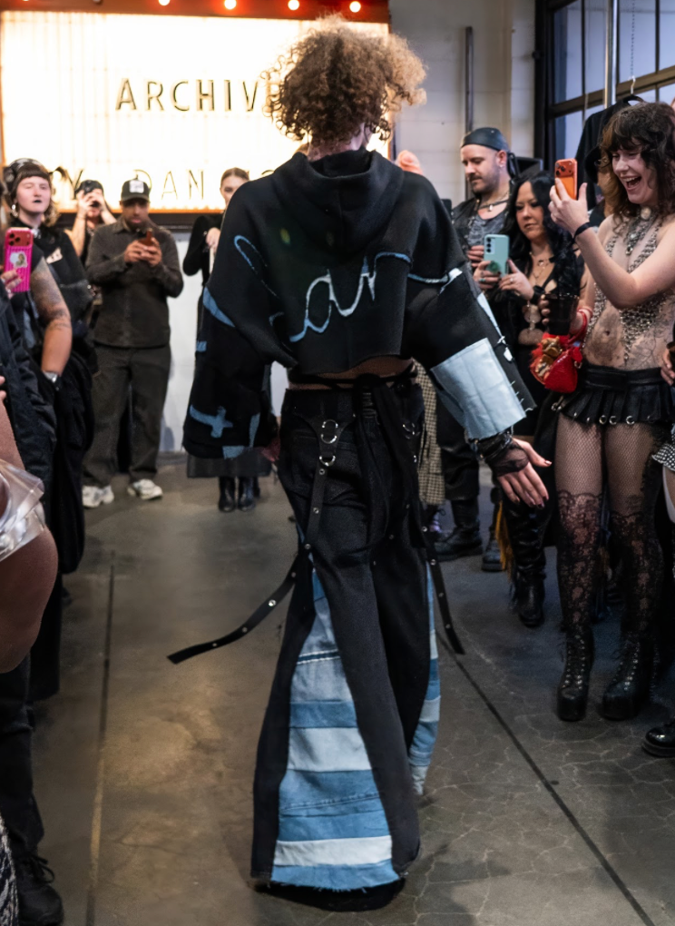 PUNKS IN DENIM Bumbershoot runway ARCHIVE hoodie