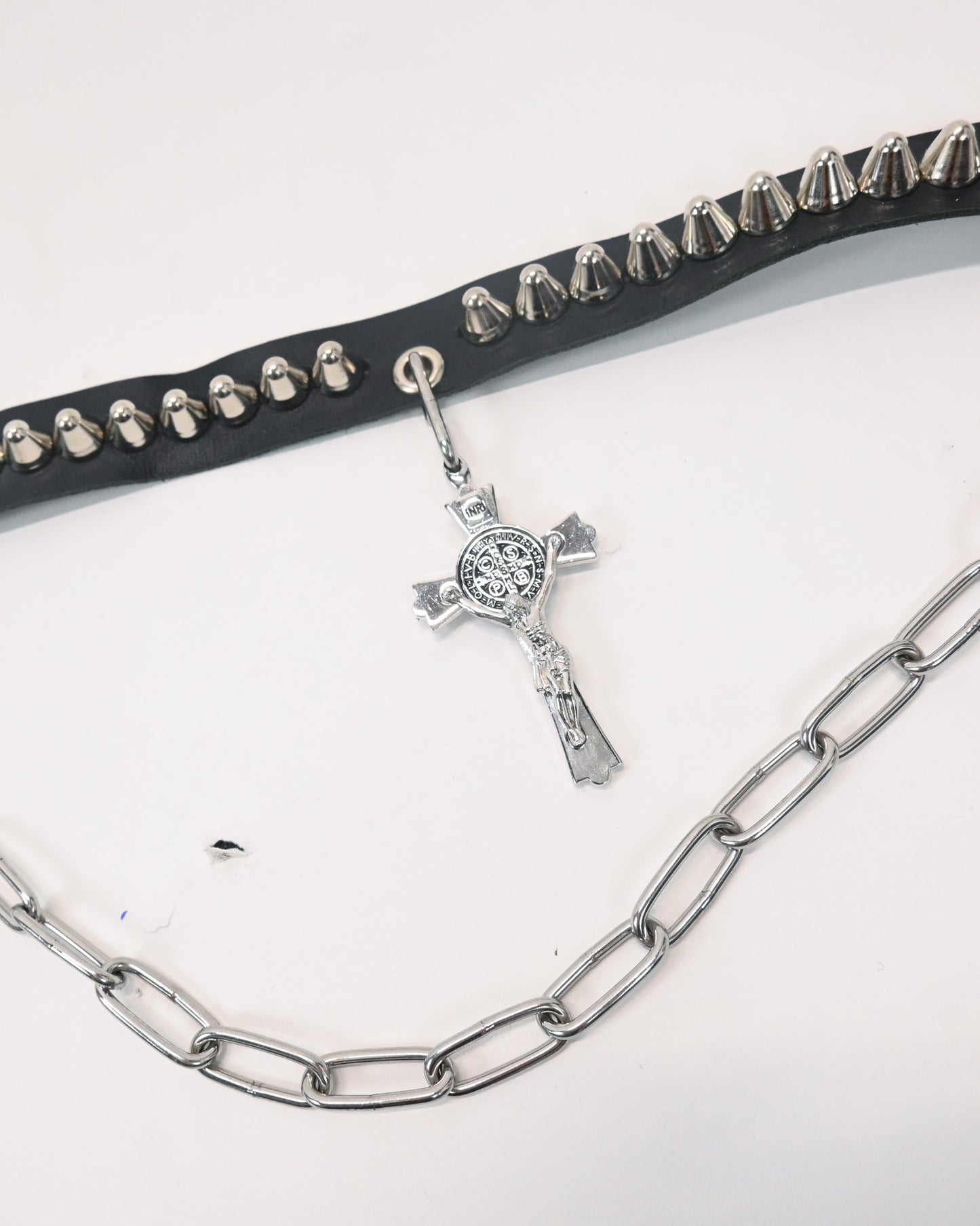 Leather Chain belt (made to order in any size)